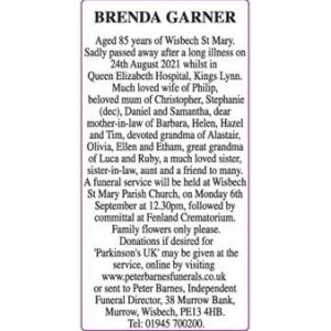 BRENDA GARNER