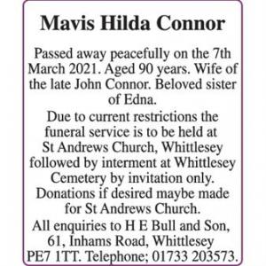 Connor Mavis Hilda