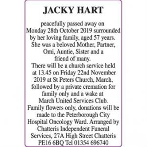 JACKY HART