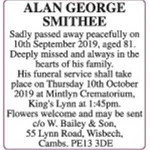 ALAN GEORGE SMITHEE